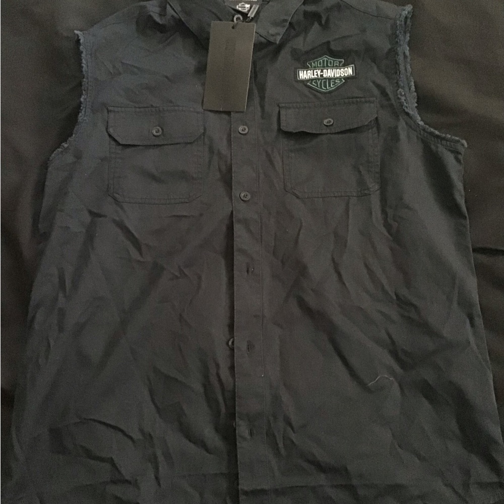Harley Davidson blow out shirt vest ( sleeveless)